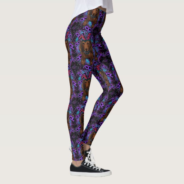 LÅNGHÅRIG RÖD DOXIE        LEGGINGS (Höger)