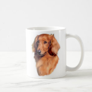 Långhårig taxmugg kaffemugg