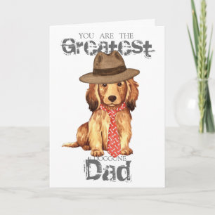 Långhåriga Dachshund Pappa Kort