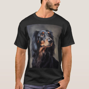 Långhåriga Dachshund T Shirt