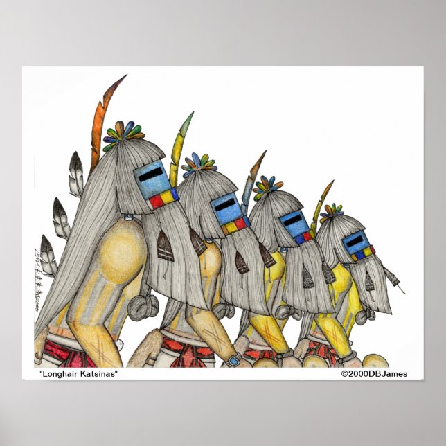 Långhåriget Katsinas Poster (Framsidan)