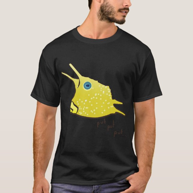 Långhorns Cow Fish T Shirt (Framsida)