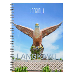 Langkawi Eagle Landmark Malaysia Travel Photograph Anteckningsbok