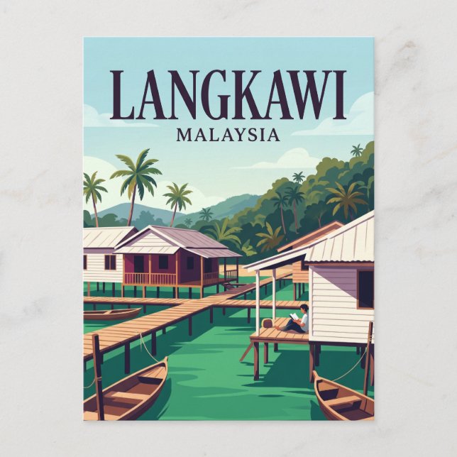 Langkawi Malaysia Vykort (Framsida)