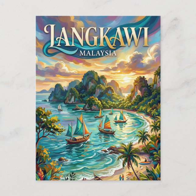 Langkawi Malaysia Vykort (Framsida)