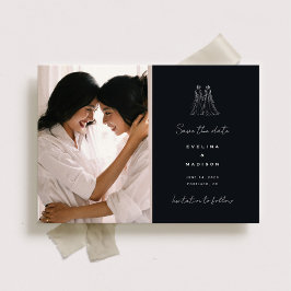 Langley Bröllop Two Brides Spara Datumet