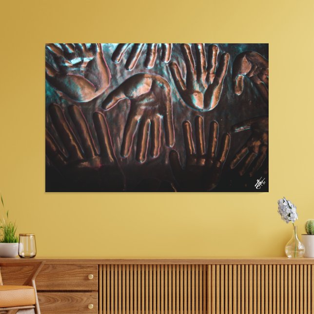 Langley Downtown #1 Canvastryck (Insitu (Vardagsrum))