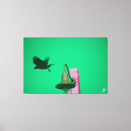 Langley-Kråka på Light Post Series #7 Canvastryck