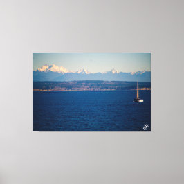 Langley vattenfront #33 canvastryck