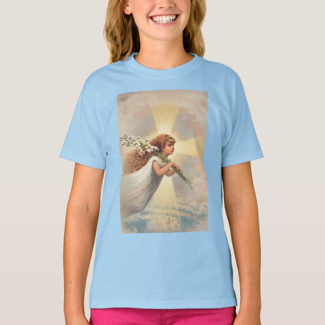 Långlilja i baby t shirt (Framsida)