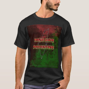 Långlivad palestinsk Manar, utstressad T-shirt