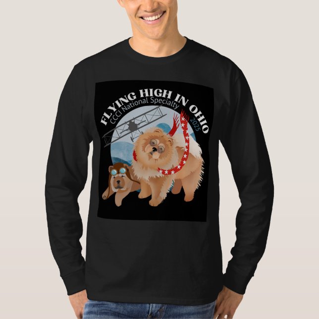 Långlivad T-Shirt - Mörk färg (Framsida)