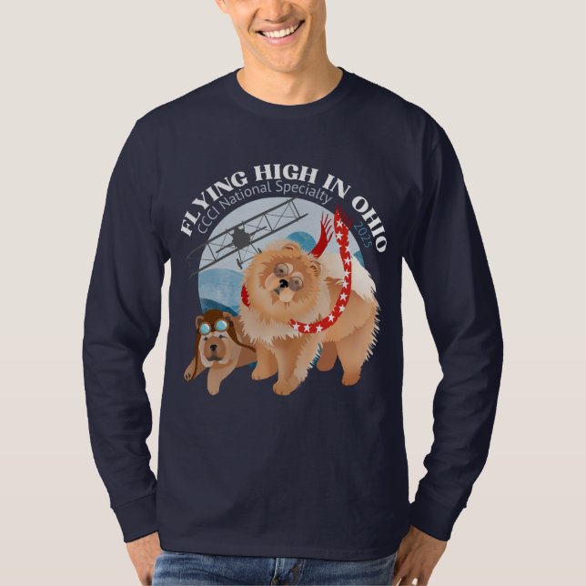 Långlivad T-Shirt - Mörk med logotyp (Framsida)