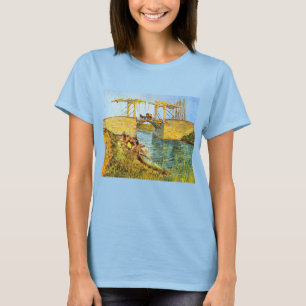 Langlois Bridge i Arles av Vincent van Gogh T Shirt