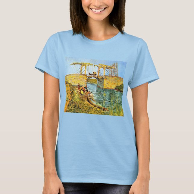 Langlois Bridge i Arles av Vincent van Gogh T Shirt (Framsida)