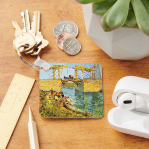 Langloisbron vid Arles av Vincent van Gogh Nyckelring