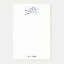 Långön Hampton Karta Post-it Block