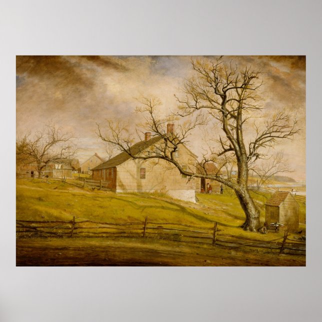 Långöns bondgårdar 1862-63 Poster (Framsidan)