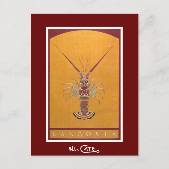 Langosta Postcards Vykort (Framsida)