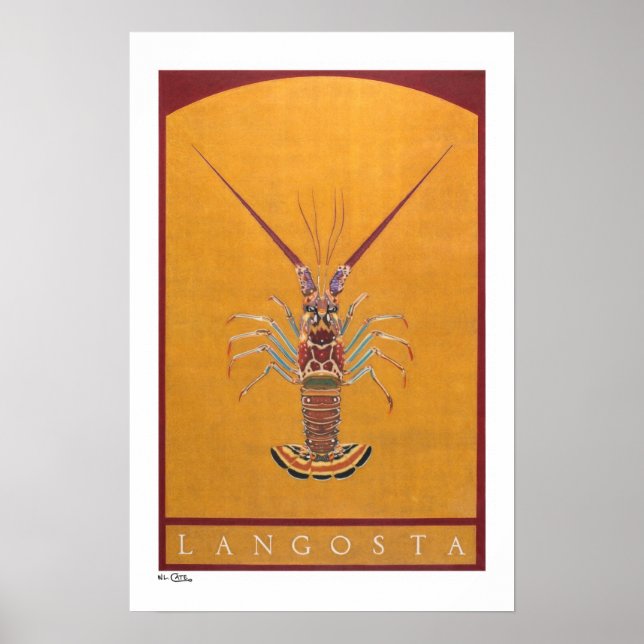 Langosta Poster, Skriver ut och Ramar Poster (Framsidan)