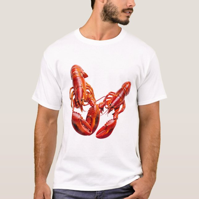Langostas enamoradas t shirt (Framsida)