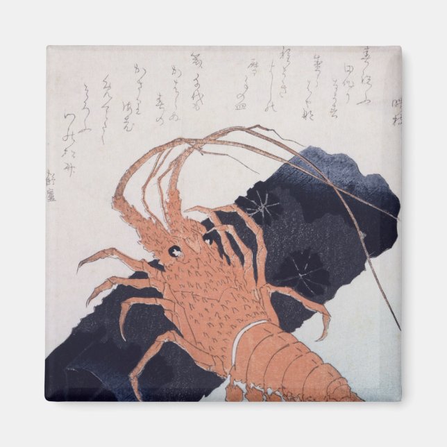 Langoustine med kolblock, 1830 magnet (Framsidan)