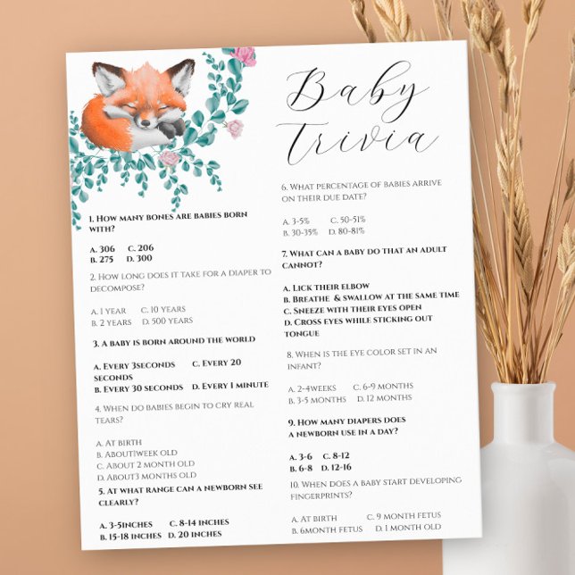 Långräv - Baby Trivia | Barnstödsspel (Skapare uppladdad)