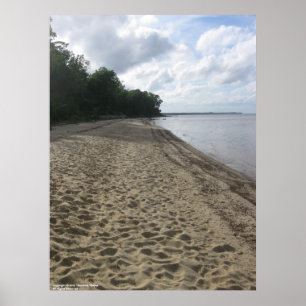 "Längs Beach" poster