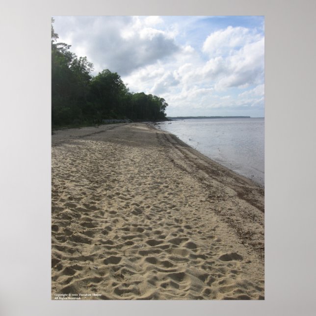 "Längs Beach" poster (Framsidan)