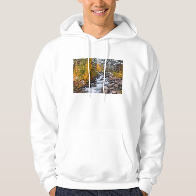 Längs Bishop creek, Kalifornien Hoodie (Framsida)