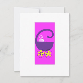 Längs Comes Baby inbjudan