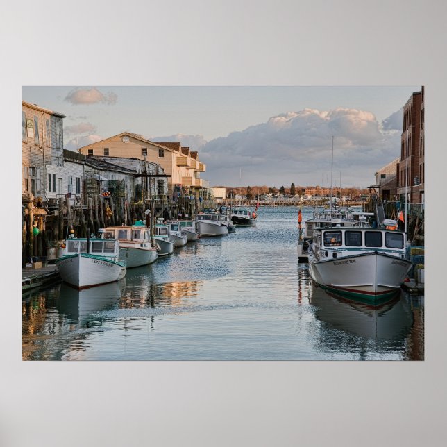 Längs Docks Kork Poster (Framsidan)