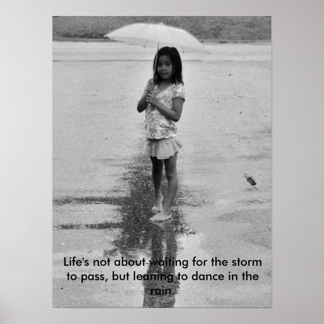 Längs i regnet poster (Framsidan)