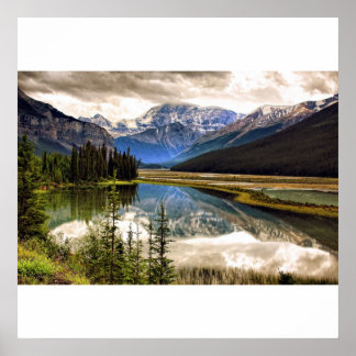 Längs Icefield Parkway Poster