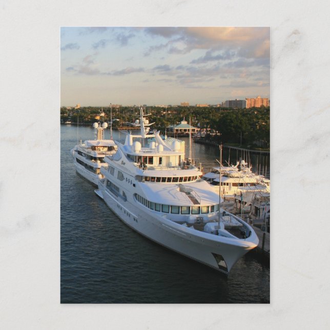 Längs Intracoastal Waterway Vykort (Framsida)