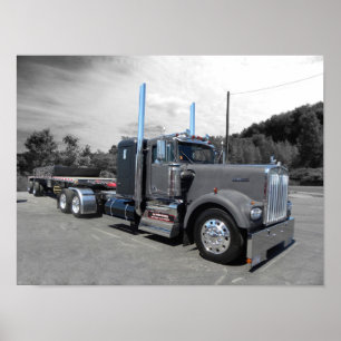 Langs Kenworth en modellera Poster
