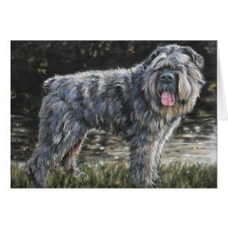 Längs längs flodsidan hälsningskort