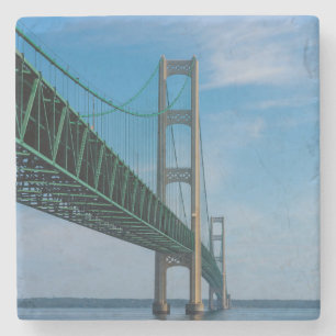 Längs Mackinac Bridge Stenunderlägg