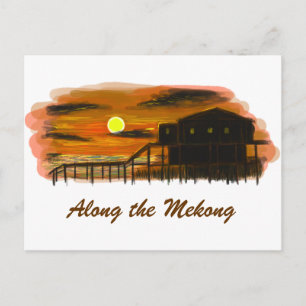 Längs Mekong Vykort
