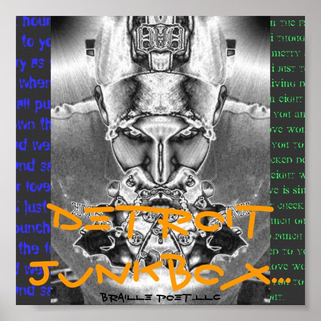 längs motorvägen 07. poster (Framsidan)