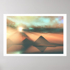 LÄNGS NILE-UTSKRIFT POSTER