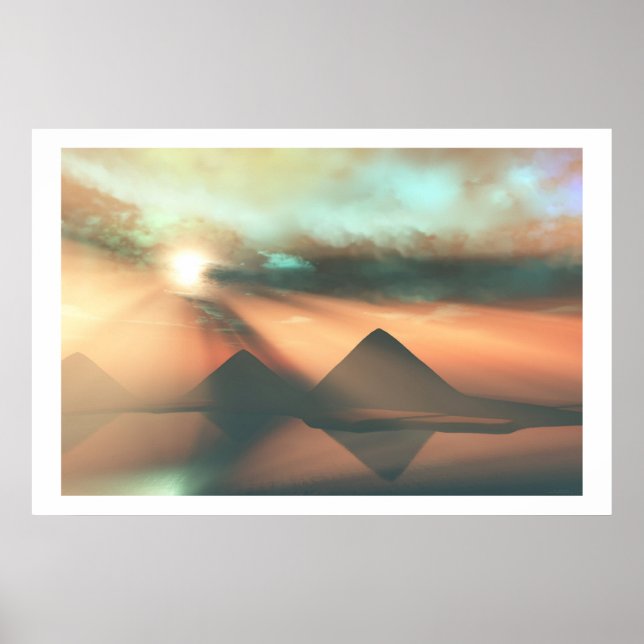 LÄNGS NILE-UTSKRIFT POSTER (Framsidan)