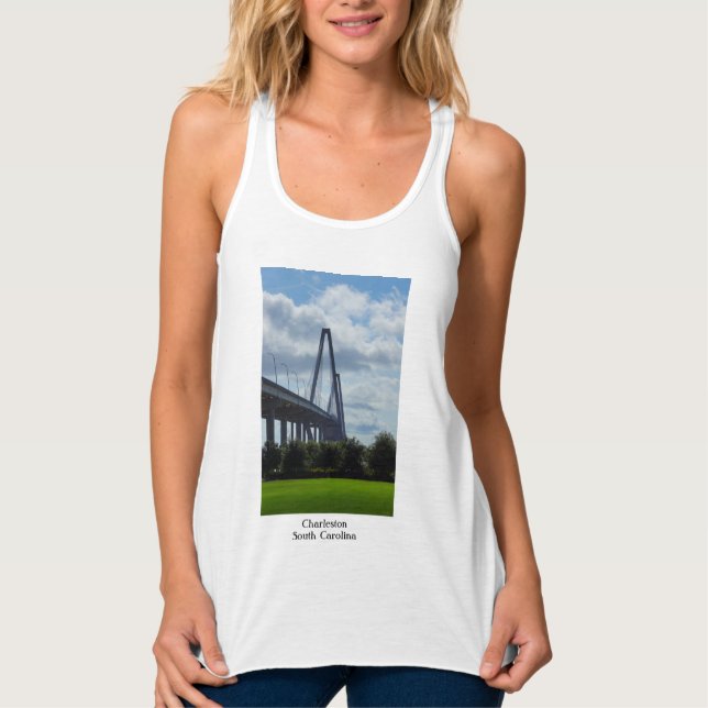 Längs Tanktopet Ravenel Linne Med Racerback (Framsida)