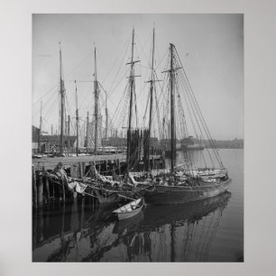 Längs vid Wharves Poster