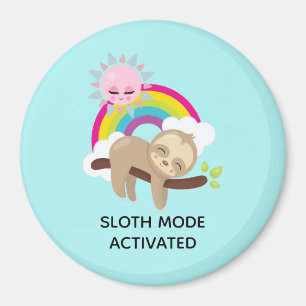 Långsam aktiverad praktisk illustration magnet
