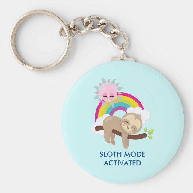 Långsam aktiverad praktisk illustration nyckelring (Framsidan)