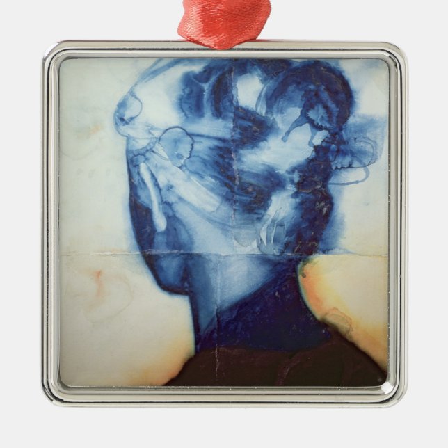 Långsam andning 2004 julgransprydnad metall (Framsidan)