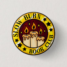 Långsam Burn Bok Klubb-bricka