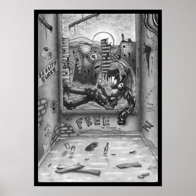 Långsam dag poster (Framsidan)