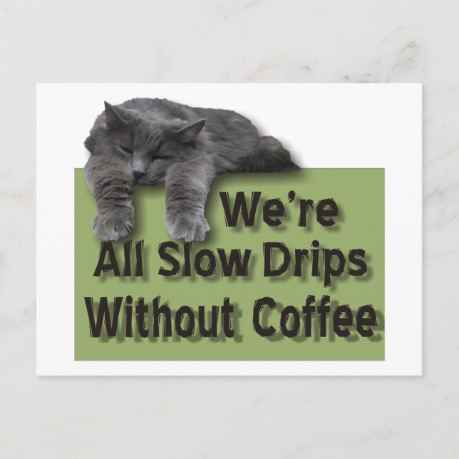 Långsam drivning vykort (Framsida)